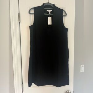 SPANX Classic Black V-Neck Mini Dress